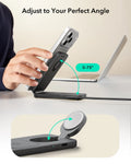 CryoBoost Foldable 3-in-1 Magnetic Charging Station  (25W) – US Plug-Black ESR ESR