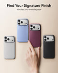ESR Deep Burgundy Leather iPhone 17 Pro Max Magsafe Case with Stand Find Your Signature Finish