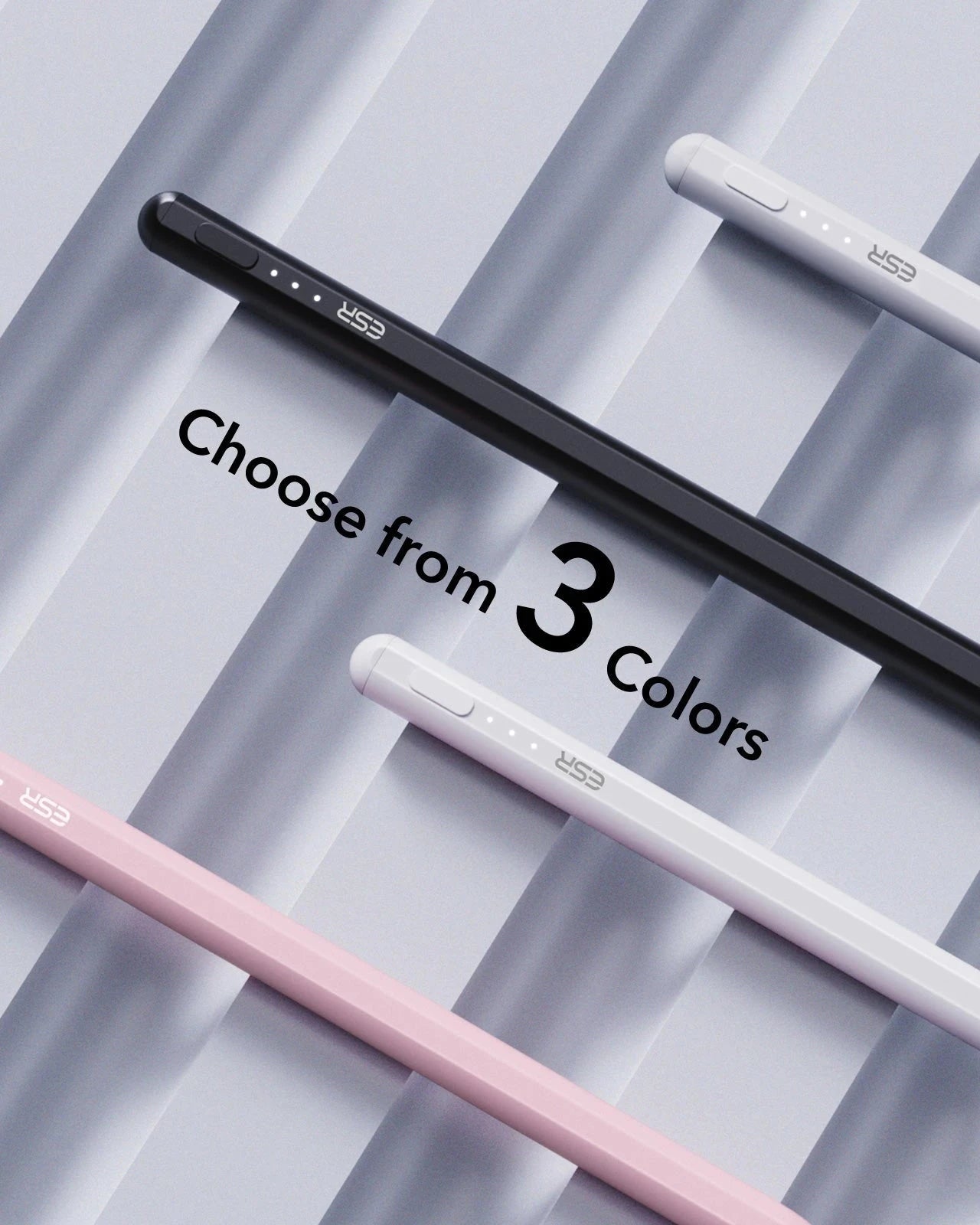 Dark Silver iPad Digital Pencil with Synthetic Resin Nib | ESR
