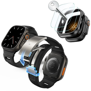 ESR Equinox Watch Band Ultimate Bundle for Apple Watch - Black Band / Black Case ESR ESR