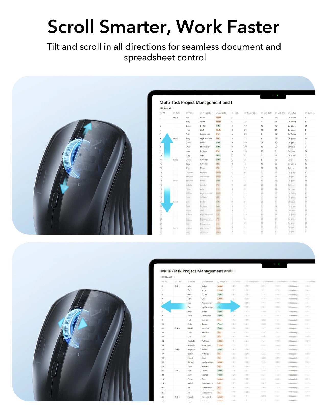 Scroll Smarter，Work Faster