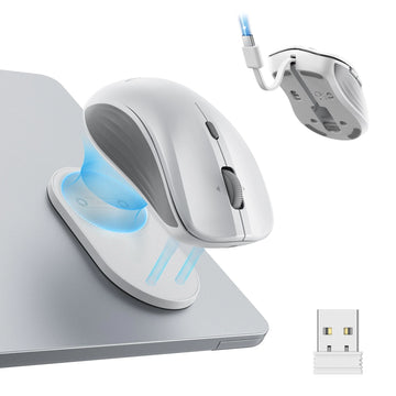 White-wireless-mouse