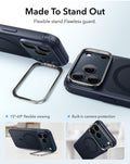 ESR Frosted Blue iPhone 18 Pro Max Magsafe Slim Phone Case with Stand Made To Stand Out