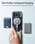 ESR Frosted Blue iPhone 18 Pro Max Magsafe Slim Phone Case with Stand Slim Profile, Full-Speed Charging