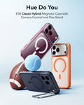 ESR Frosted Orange iPhone 18 Pro Max Magsafe Slim Phone Case with Stand Hue Do You
