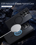 Galaxy S25 Ultra HaloLock Classic Hybrid Case - Frosted Black