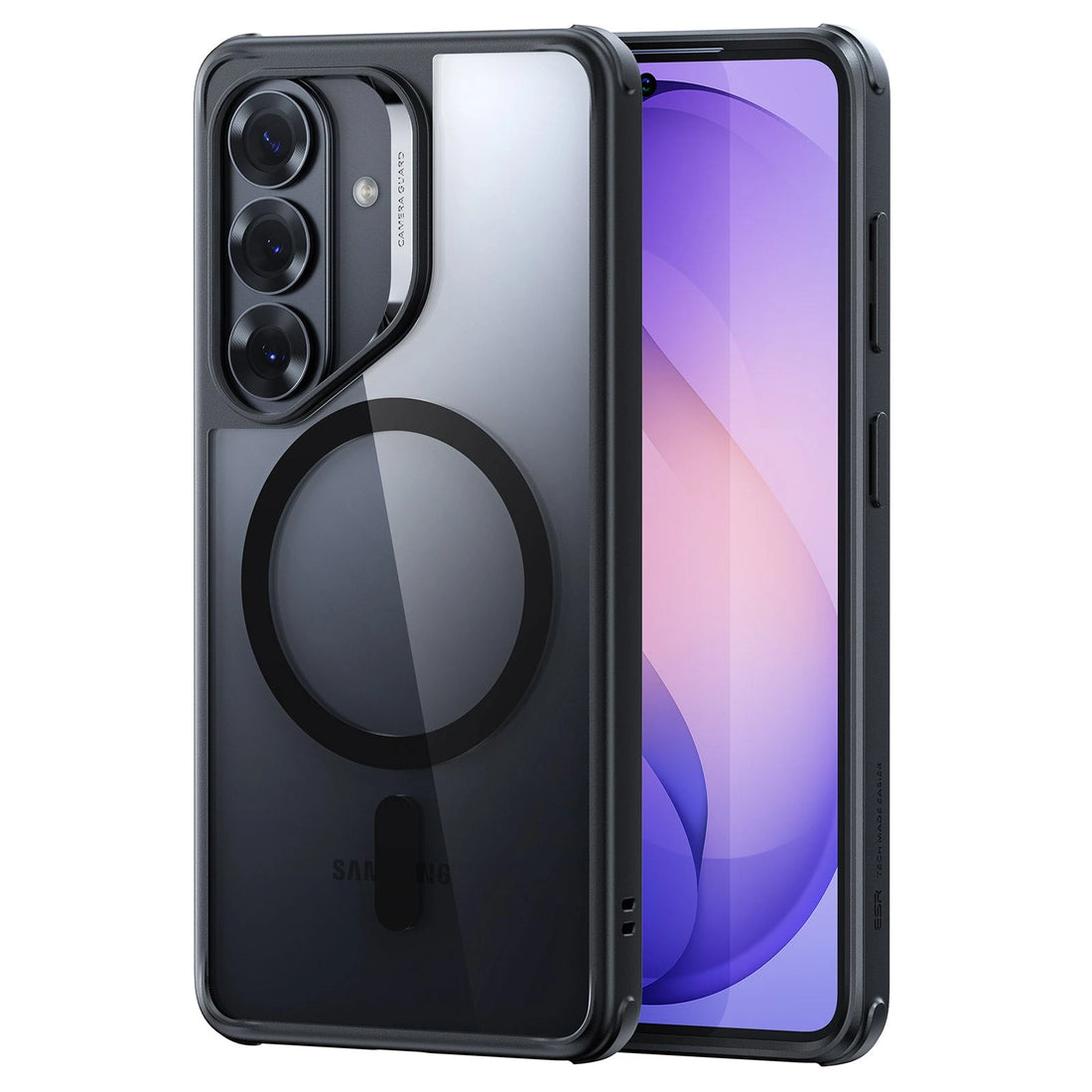 Samsung Galaxy S26 Classic Hybrid Magsafe Case Clear Black