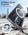 Samsung Galaxy S26 Classic Hybrid Magsafe Case Clear 3x military grade protection
