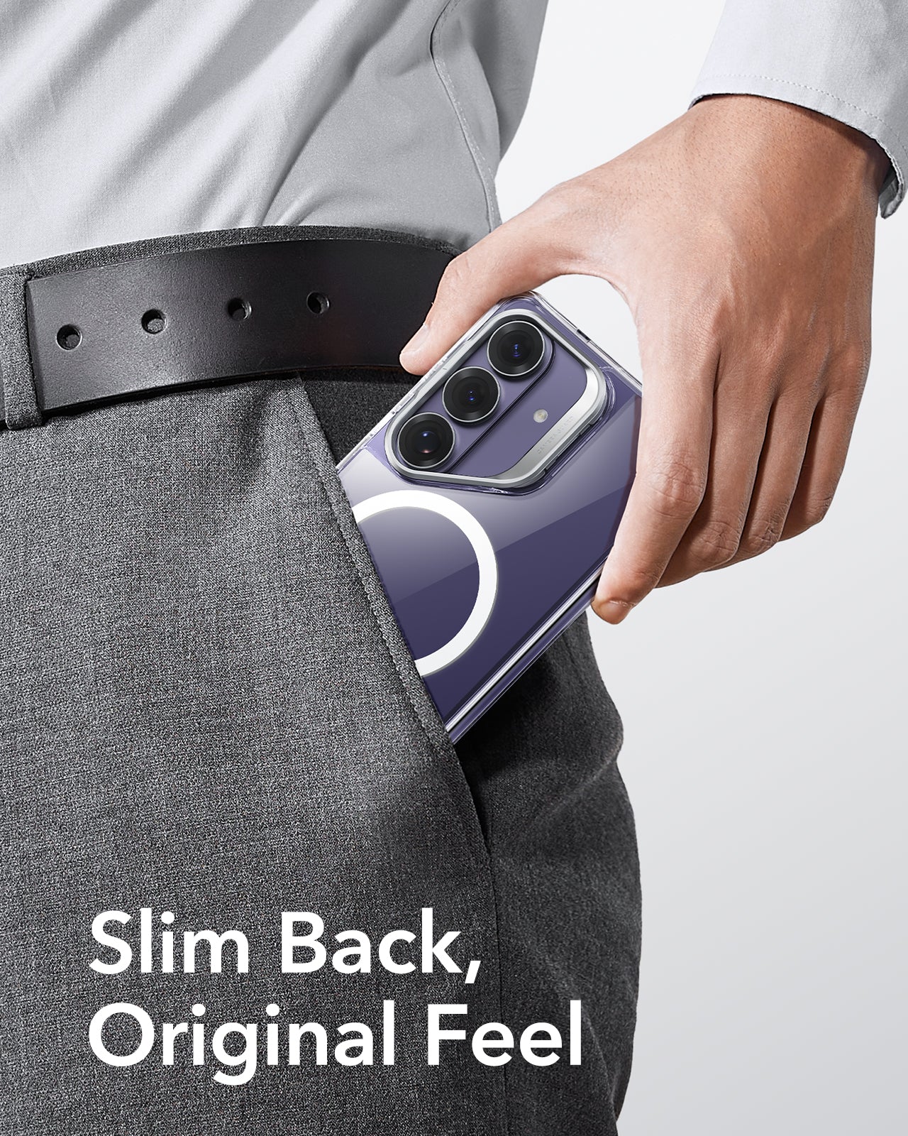 Samsung Galaxy S26 Ultra Classic Hybrid Magsafe Case with Stand Clear Slim Back Original Feel