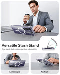 Samsung Galaxy S26 Ultra Classic Hybrid Magsafe Case with Stand Clear Versatile Stash Stand
