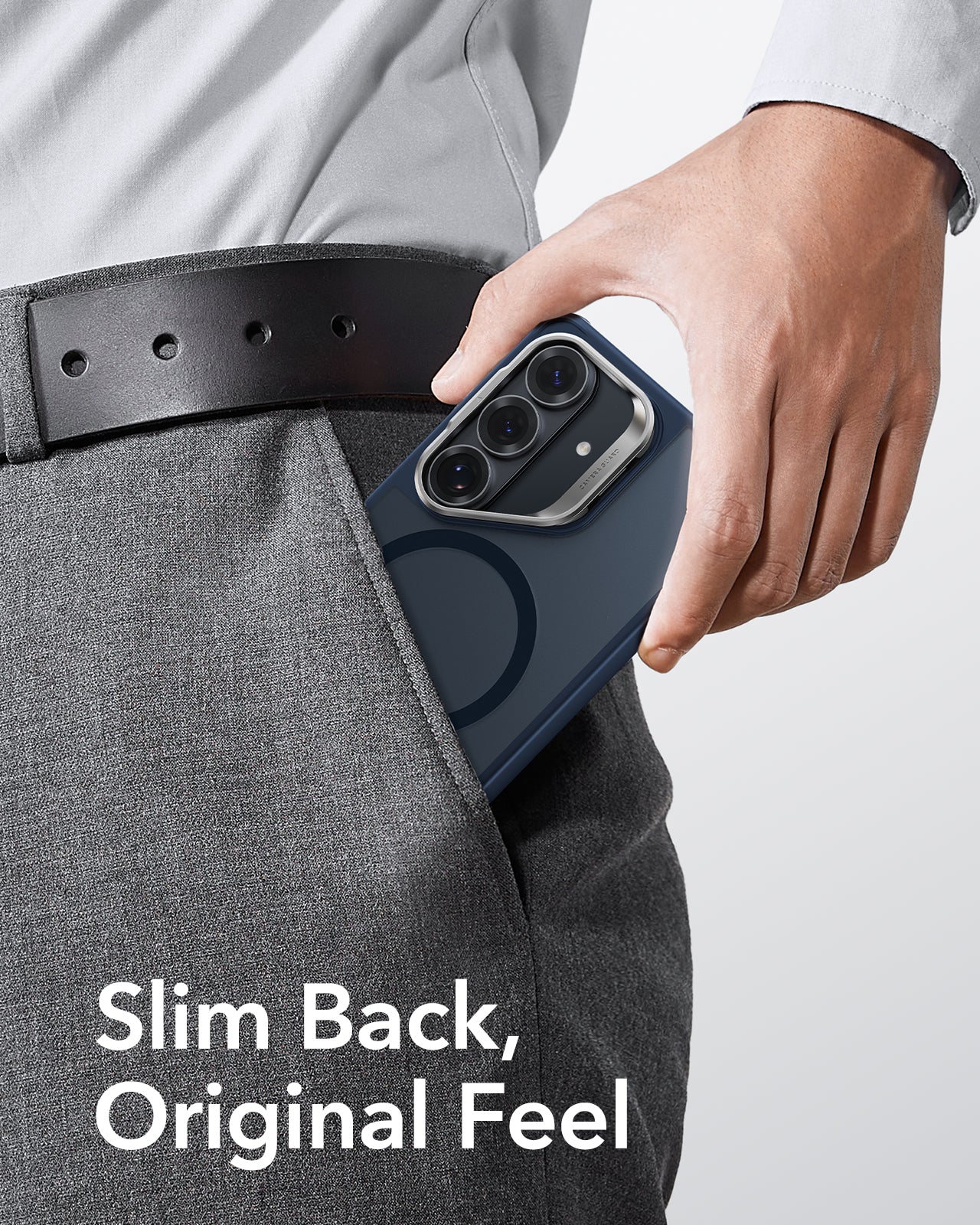 ESR Samsung Galaxy S26 Ultra Classic Hybrid Magsafe Case with Stand Frosted Blue Slim Back Original Feel