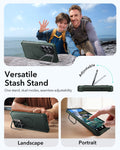 ESR Samsung Galaxy S26 Cyber Tough Magsafe Case with Stand Olive Green Versatile Stash Stand
