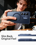 Samsung Galaxy S26 Plus Classic Hybrid Magsafe Case Frosted Blue Slim Back Original Feel