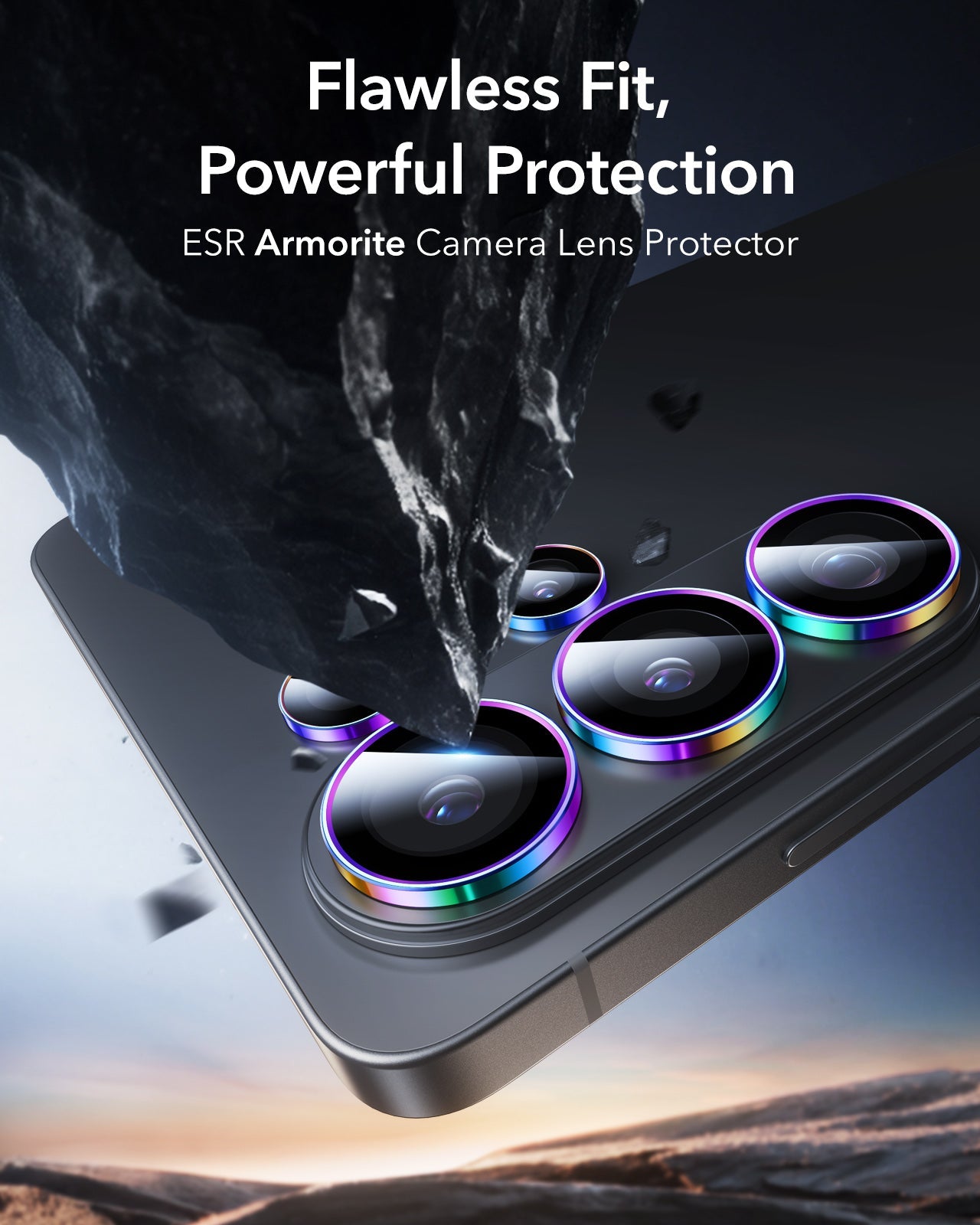 ESR Galaxy S26 Ultra Camera Lens Protector Chromatic FlawlessFit Powerful Protection