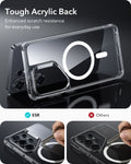 Galaxy S26 Ultra Classic Hybrid Magsafe Case and Corning Glass Privacy Screen Protector Set  Tough Acrylic Back