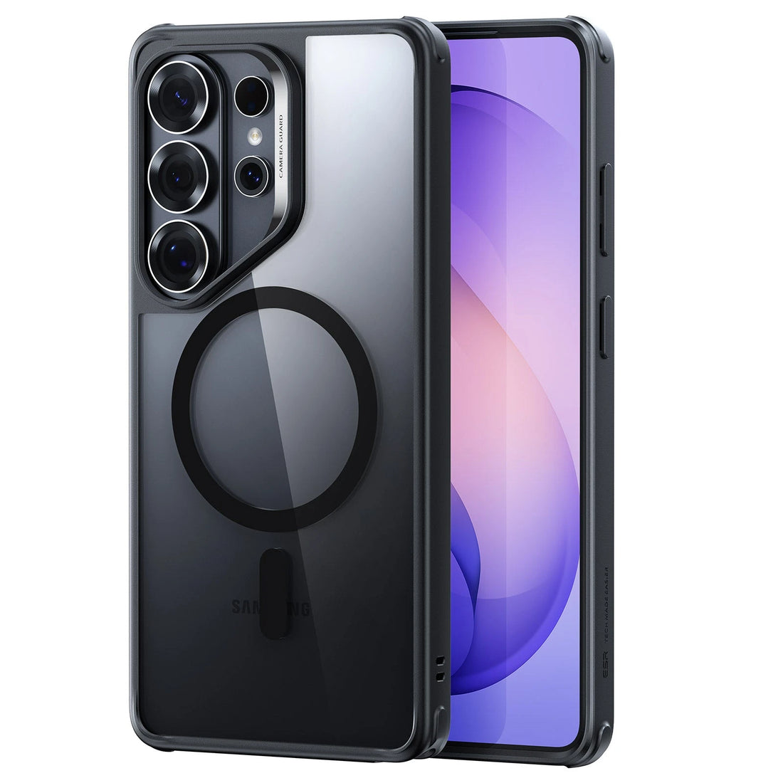Samsung Galaxy S26 Ultra Classic Hybrid Magsafe Case Clear Black