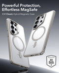 Samsung Galaxy S26 Ultra Classic Hybrid Magsafe Case Clear Grey Powerful Protection Effortless Magsafe