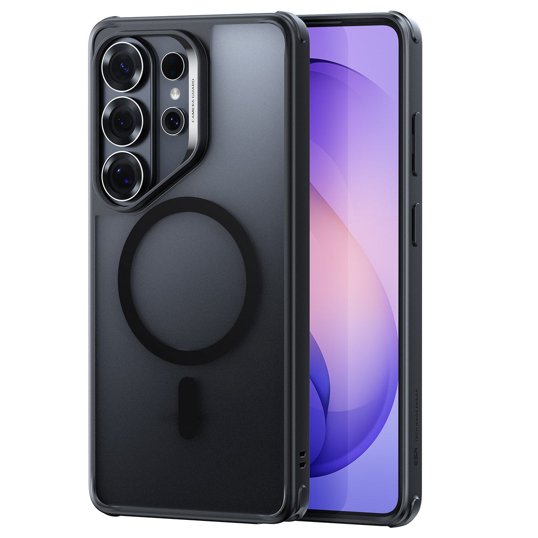 Samsung Galaxy S26 Ultra Classic Hybrid Magsafe Case Clear Frosted Black 