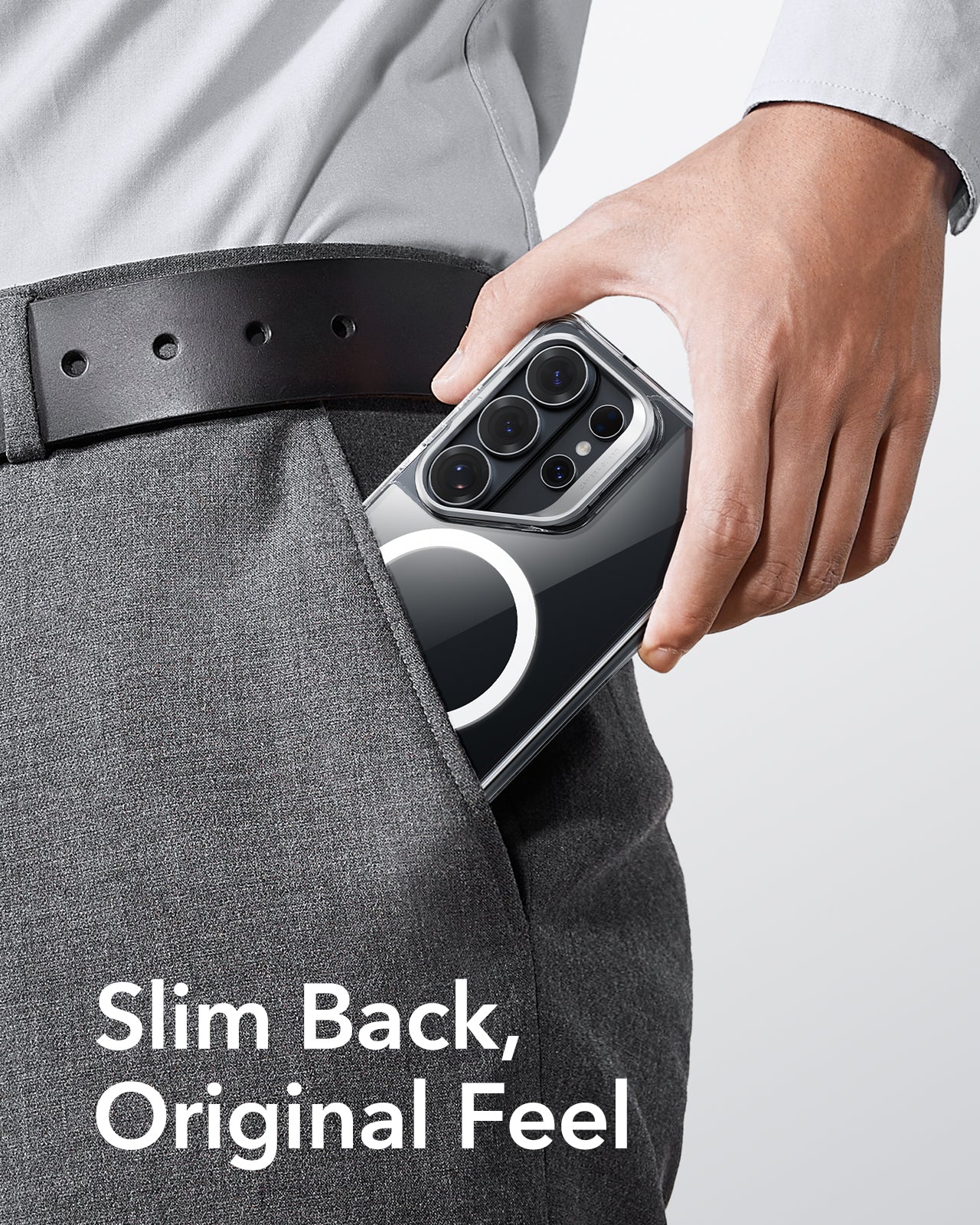 ESR Samsung Galaxy S26 Ultra Classic Hybrid Magsafe Case with Stand Clear Slim Back Original Feel