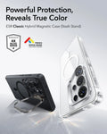 ESR Samsung Galaxy S26 Ultra Classic Hybrid Magsafe Case with Stand Frosted Black Powerful Protection ，Reveals True Color