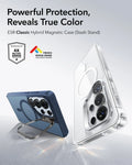 Samsung Galaxy S26 Ultra Classic Hybrid Magsafe Case with Stand Frosted Blue Powerful Protection,
Reveals True Color
