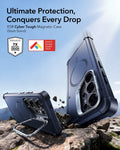 ESR Samsung Galaxy S26 Ultra Cyber Tough Magsafe Case with Stand Navy Blue Ultimate Protection Conquers Every Drop
