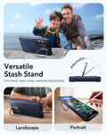 ESR Samsung Galaxy S26 Ultra Cyber Tough Magsafe Case with Stand Navy Blue Versatile Stash Stand