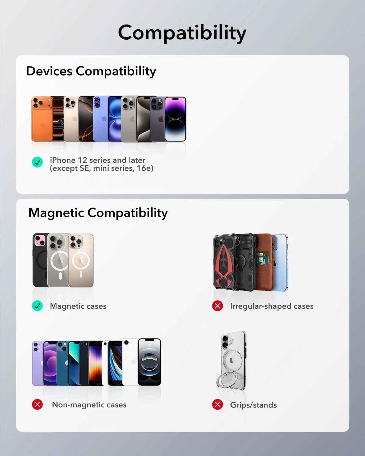 Geo Magnetic Wallet Stand (Grip) - Caramel Brown ESR ESR