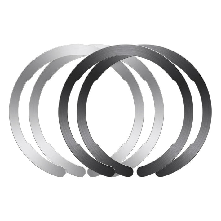 Universal Ring (HaloLock) - Black/Silver-4 Pack - ESR