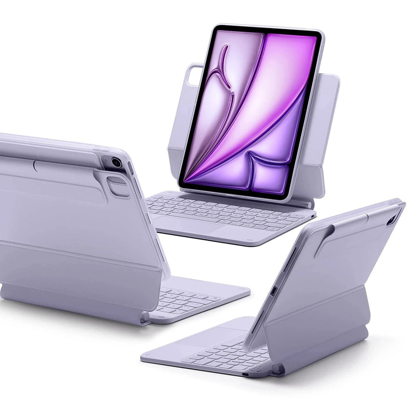 Dracool Étui Clavier pour iPad Air 11 (M2) 2024, iPad Air 5/4 10.9
