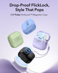 ESR AirPods 4 case with 650 g magnetic holding force and FlickLock