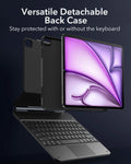 iPad Air 13“ (2025) Rebound Magnetische Tastatur Hülle 360 Pencil Bündel-DE Layout-Weiß ESR ESR