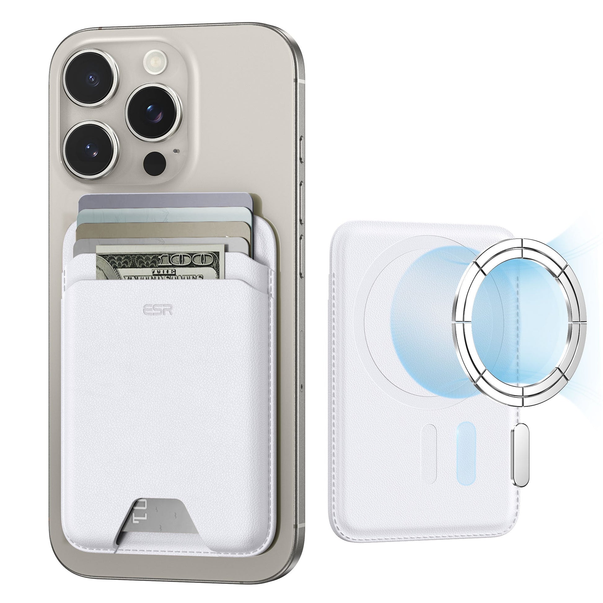 Magnetic Wallet Boost (HaloLock) - White ESR ESR