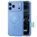 Misty Blue iPhone 18 Pro Case Tough Phone Case with Magsafe