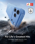 ESR Misty Blue iPhone 18 Pro Case Tough Phone Case with Magsafe For Life's Greatest Hits