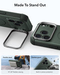 ESR Olive Green iPhone 18 Pro Tough Phone Case Magsafe with Stand Made To Stand Out