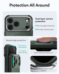 ESR Olive Green iPhone 18 Pro Tough Phone Case Magsafe with Stand Protection All Around