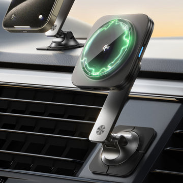 Qi2 Dashboard MagSafe Wireless Car Charger BLACK 1