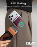 RFID Blocking
Keep you cards safe from unauthorized scans