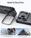 ESR Space Gray iPhone 18 Pro Tough Phone Case Magsafe with Stand 
Made To Stand Out