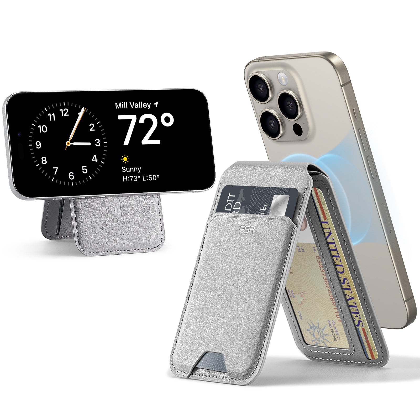 Special Offer-Vegan Leather Wallet Stand (HaloLock) ESR ESR