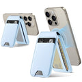 Vegan Leather Wallet Stand HaloLock blue