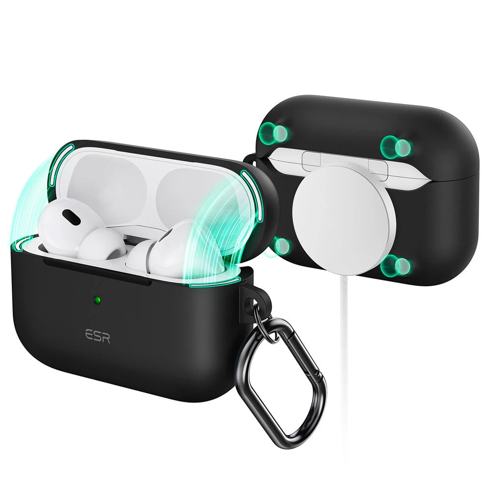 AirPods Pro (2023/2022/2019) Cloud Soft Case (HaloLock) - Black ESR ESR