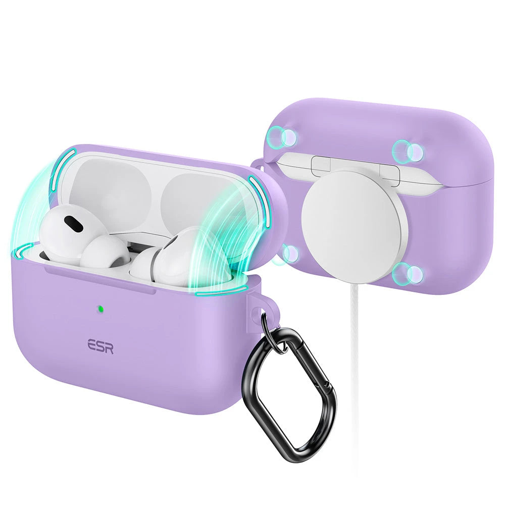 AirPods Pro (2023/2022/2019) Cloud Soft Case (HaloLock) - Purple ESR ESR