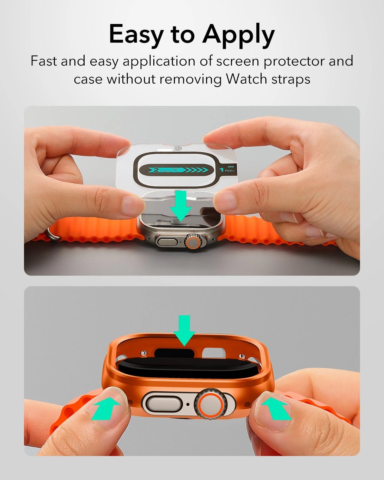 apple watch ultra case with screen protector kf 5