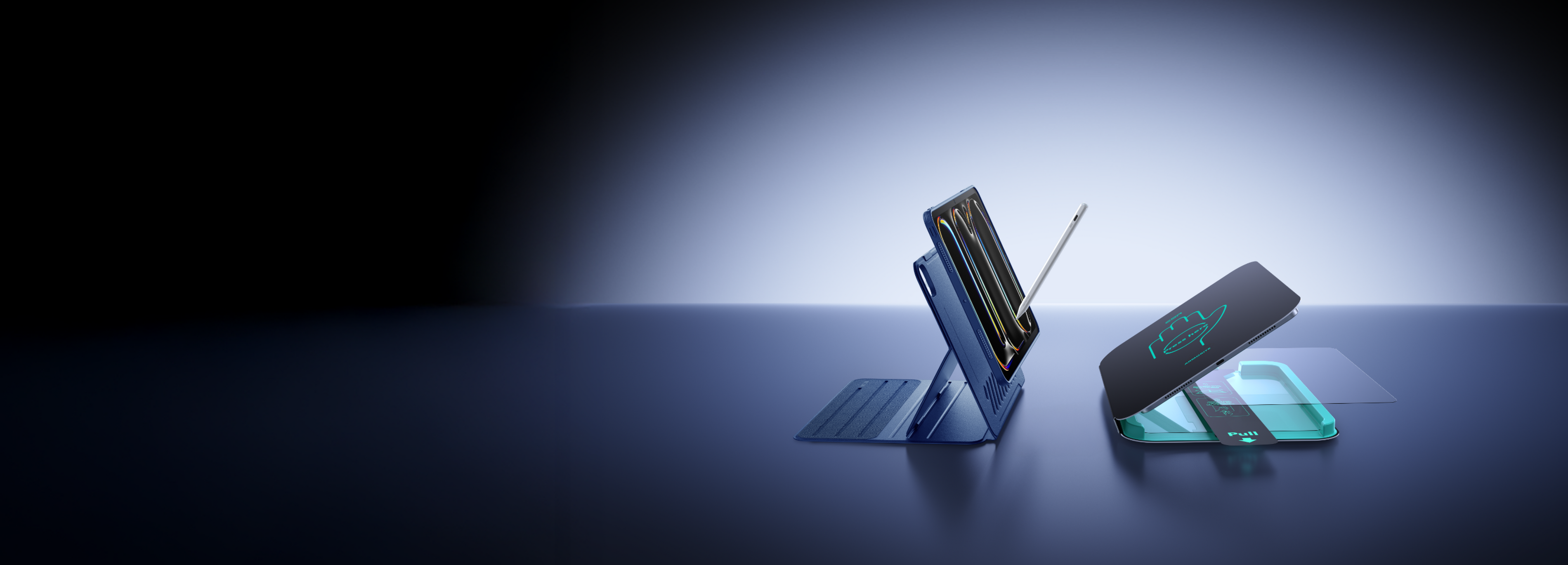 2025 iPad Pro Cases & Keyboards with Screen Protectors (M5, 8th Gen)