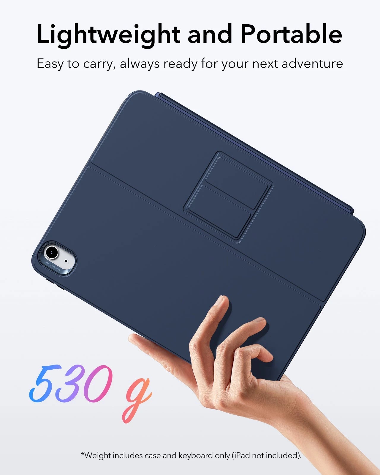 Blue iPad 10th Generation Detachable Wireless Keyboard Case | ESR Flex