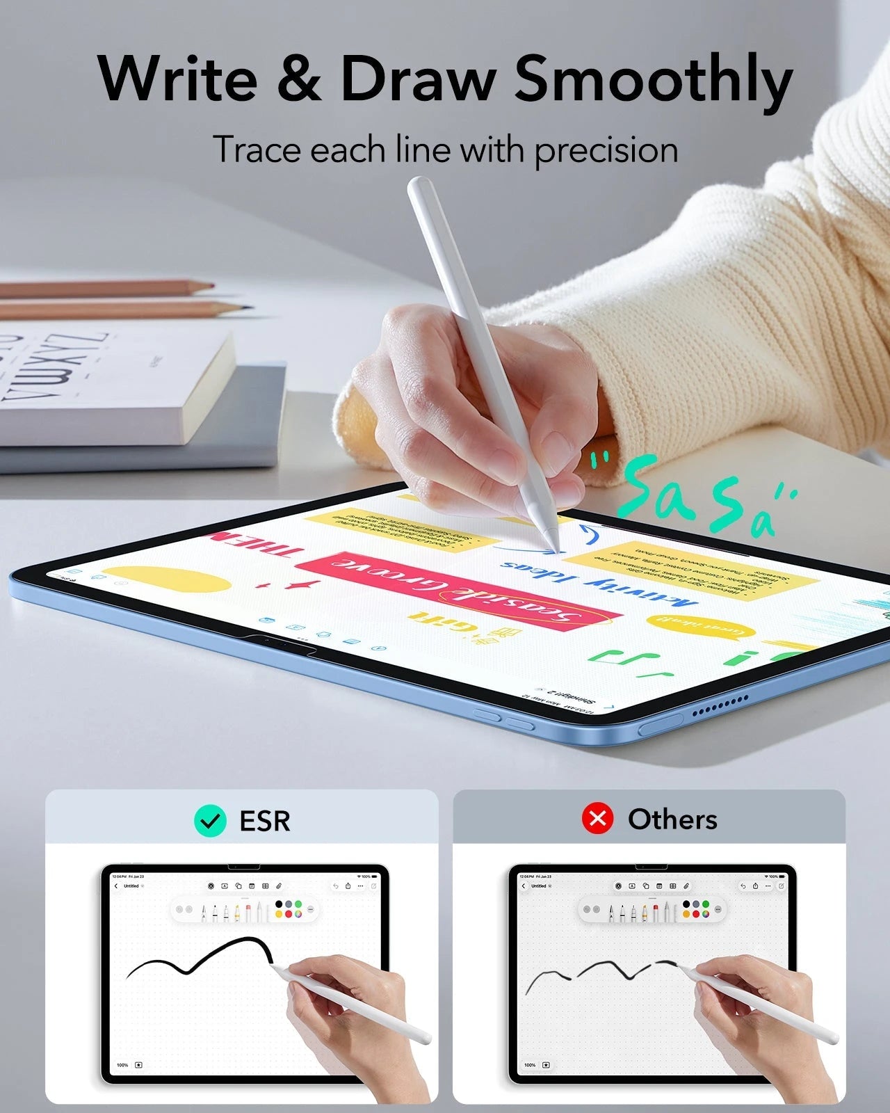 iPad 10th Generation UltraFit Classic Paper-Feel Screen Protector – 2 Pack ESR ESR