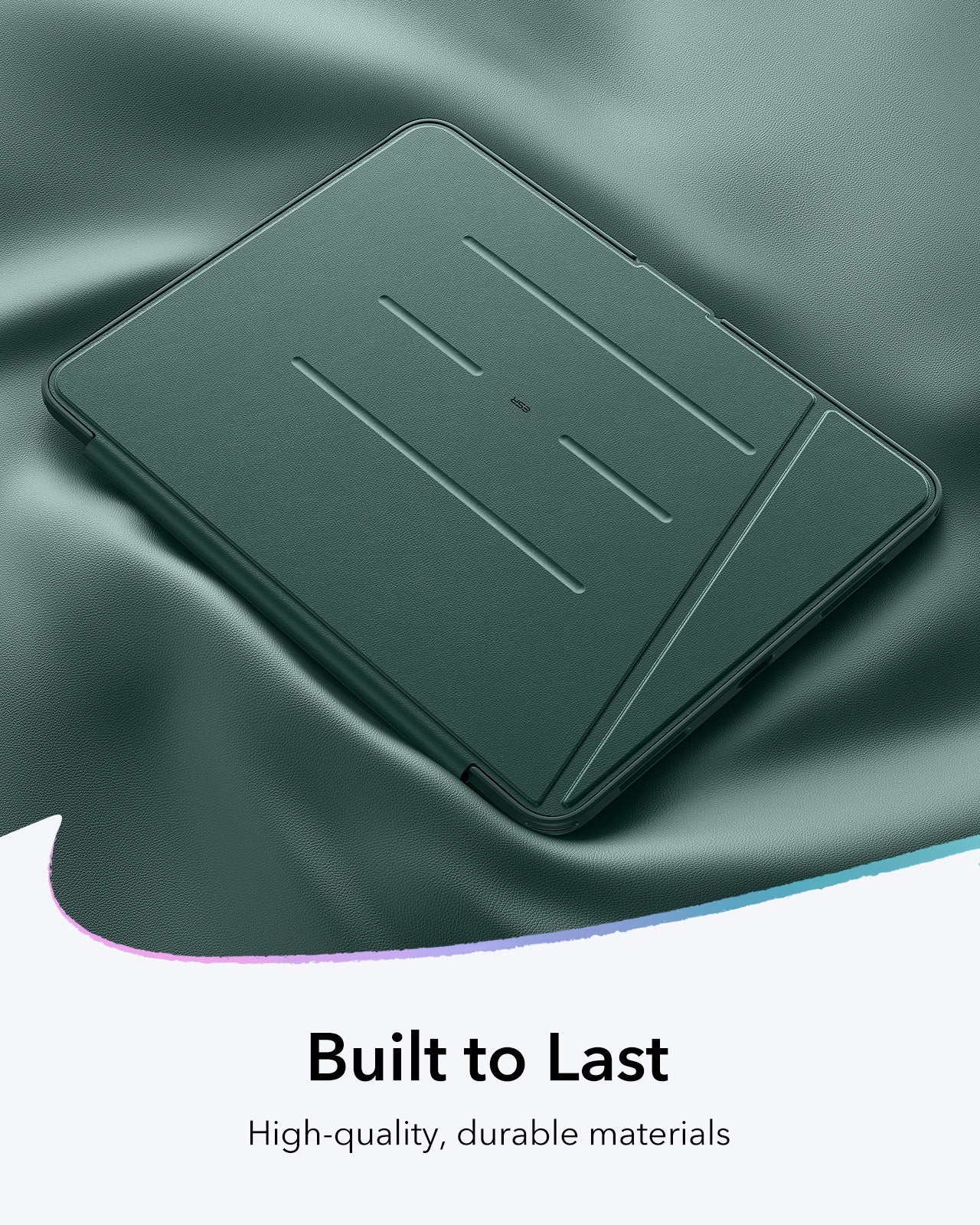 iPad 11" (A16) 2025 Bundle Flip Magnetic Case with Pencil Holder & Armorite® Protection - Green ESR ESR