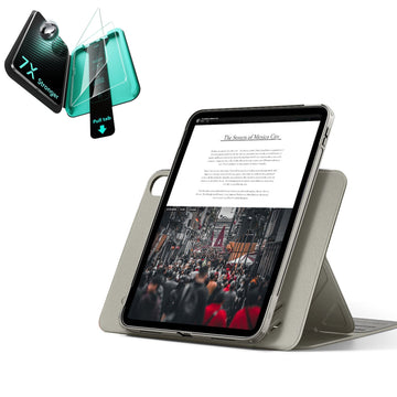 iPad 11" (A16) 2025 Bundle Shift Magnetic Case & Armorite® Protection - Titanium